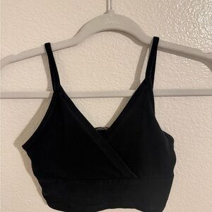 Brandy Melville Black Crop Top